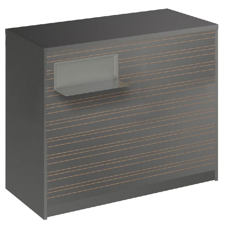 Comptoir Vertigo H T04nat. Spl.Gauche L120cm 2tabl.Couliss.4tab.Amovib.Grisalu_0