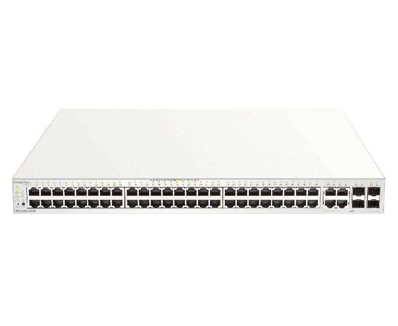 D-Link DBS-2000-52MP commutateur réseau Géré L2 Gigabit Ethernet (10/100/1000) Connexion Ethernet, supportant l'alimentation via ce port (PoE) Gris_0