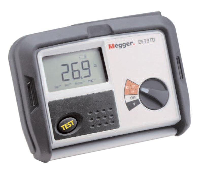 DET3TD - Testeur de résistance de terre 2 000 Ω avec accessoires - Protection IP54 - MEGGER_0