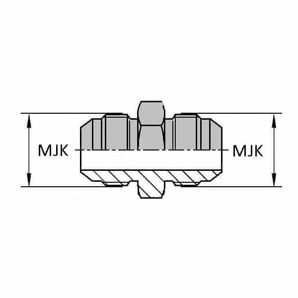 Droit mâle Komatsu® x mâle Komatsu® - 22X150_0