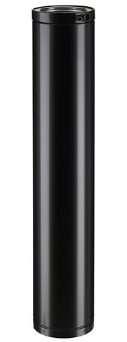 Element droit Noir Ø 150 Longueur 10 à 110cm / THERMINOX TI - 115cm_0