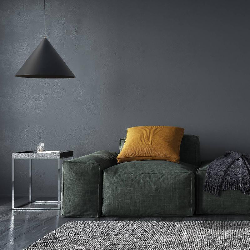 EULUNA SUSPENSION ZENITH M, NOIR, Ø 35 CM
