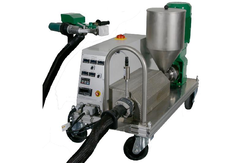 Extrudeuse type HS28 - 3x400V - 11 kW - Performances jusqu'à 12 kg/h_0