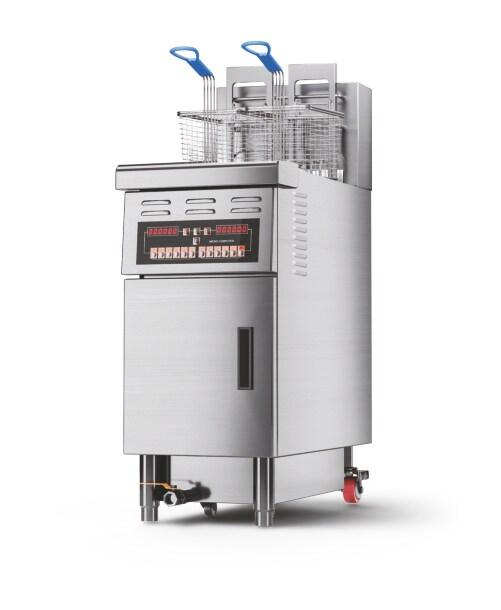 Friteuse électrique  28 litres - Avec filtration intégrée - CUIRASSÉ 111 L - 380v - inox 0698147299786_0