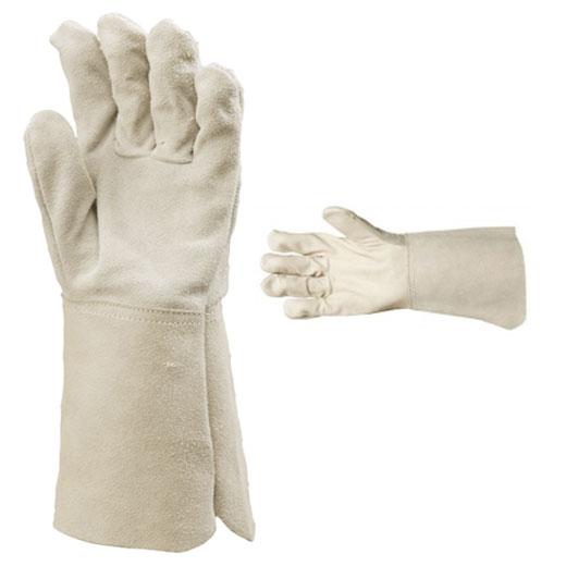 Gants de soudeur professionnel - Manchette longue anti-chaleur - Taille 10 - 11580301_0