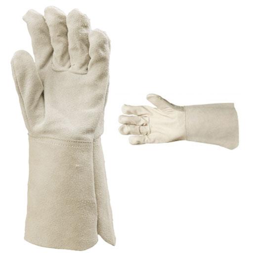 Gants de soudeur avec manchette longue anti-chaleur - 11580301_0