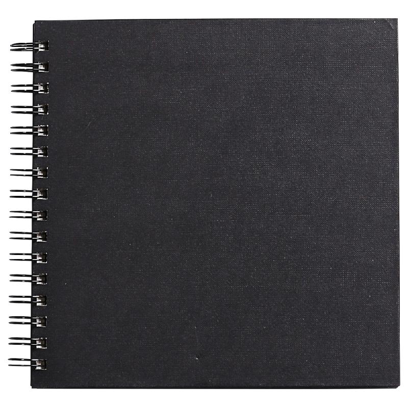 GOLDLINE CARNET SPIRALÉ 64F 20X20CM 140G - BLANC - LOT DE 5