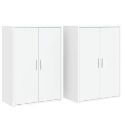 Helloshop26 - Buffet bahut commode armoire meuble de rangement organisateur cuisine salle de séjour salons lot de 2 60 x 31 x 84 cm 02_0036677 - 3000_0