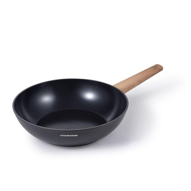 Kitchencook - Julia Wok28 Tfi - Poêle Wok 28cm Tfi Revêtement Céramique - 3662738045714_0