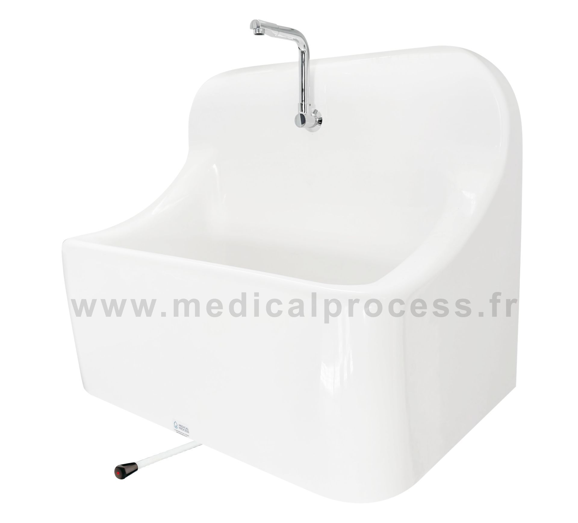 Lave-mains MP'MEDIO - Commande fémorale (genou) - Lave-mains d'hygiène hybride_1