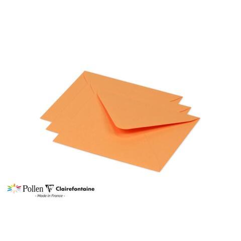 LOT DE 2 - PAQUET DE 20 ENVELOPPES POLLEN 125X138MM 120G/M² - CLÉMENTINE