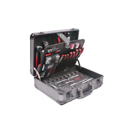 Mallette d'outillage en aluminium 119 pièces - Réf 15155 - Marque Sodise_0