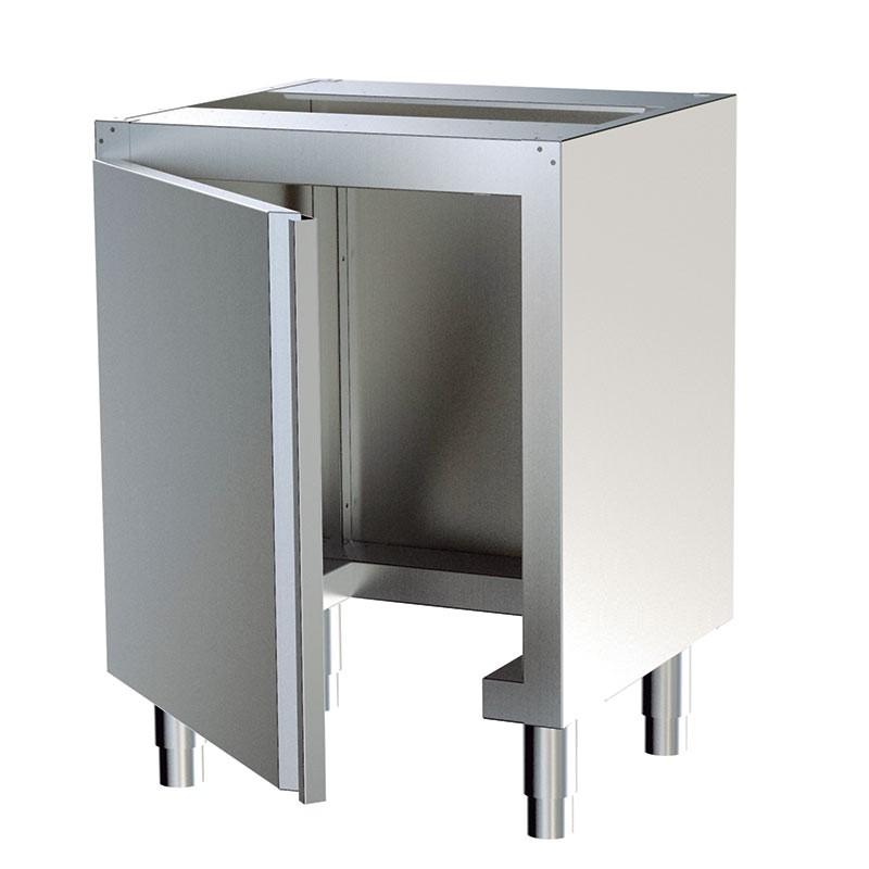 Meuble sans socle pour poubelle P 700 mm | Distform - Q0080502_0