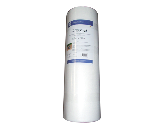 Mini-rouleau géotextile - Larg. 0,70m x 60ml - Résistance en traction et allongement élevés_0