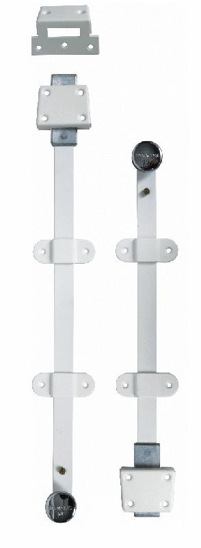 PAIRE DE VERROUS À COULISSE BLANC - HERACLES - Y8-1003501