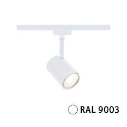 Paulmann URail Spot sur rail Luxe   GU10  max. 10W  gradable 230V Blanc signal 95632 - plastique 95632_0