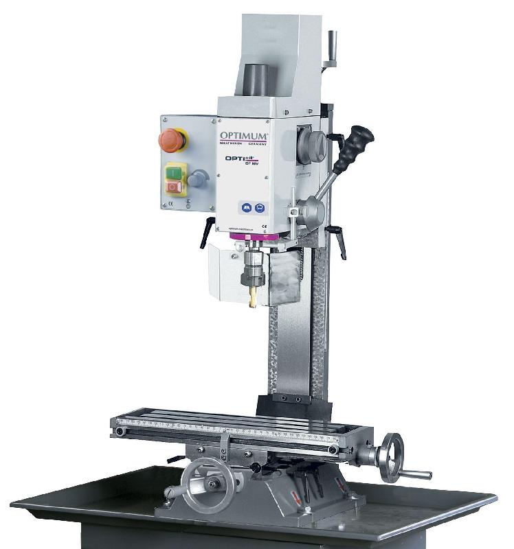Perceuse-fraiseuse X 220 Y 160 mm Z 210 mm CM2/M10 0,5 kW 230V vitesses variables Optimill BF16 VARIO_0