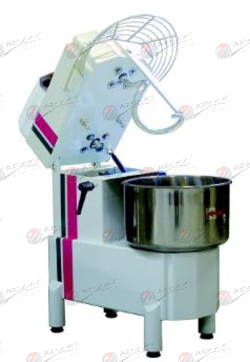 Pétrin spirale professionnel 38 kg de pâte - 2 vitesses - tête relevable - cuve amovible - modèle PE38MC-TR_0