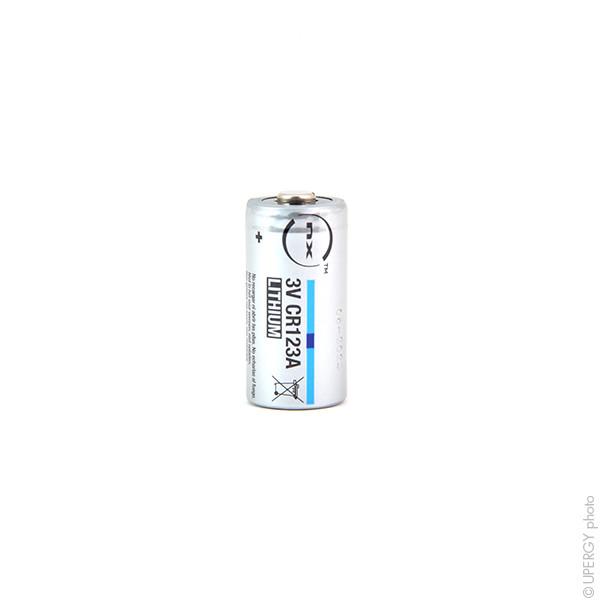 Pile lithium CR123 3V 1.45Ah - Haute densité d'énergie et résistance - Marque NX_0