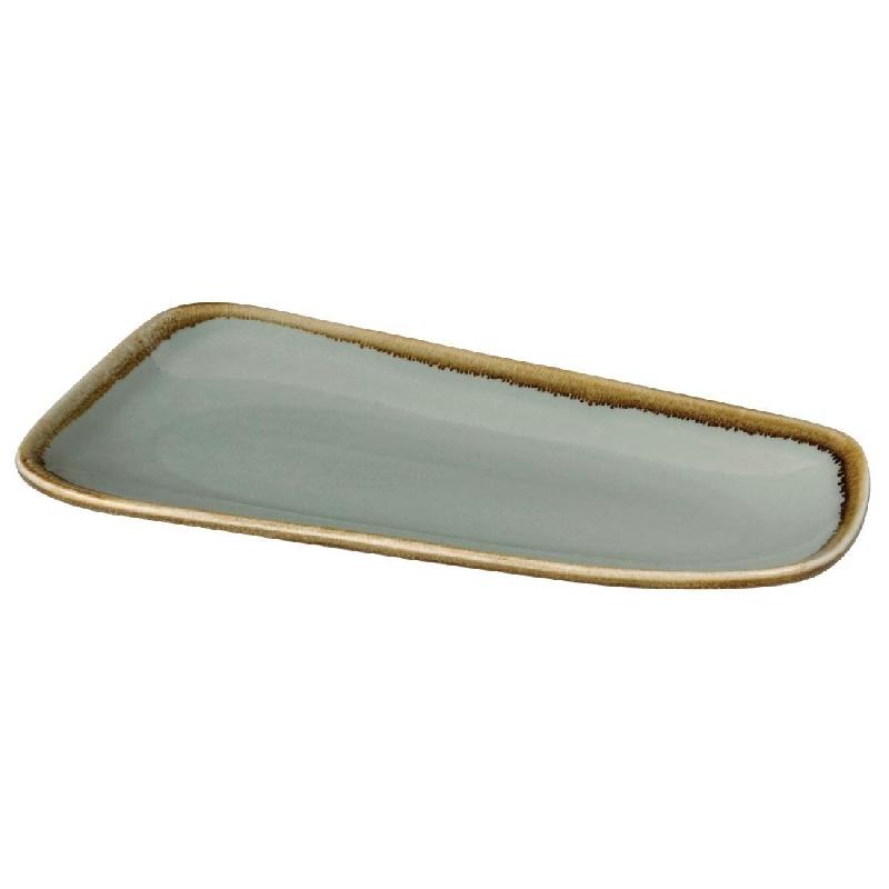 PLAT DE SERVICE OLYMPIA, KILN, 33,5CM, VERT CLAIR - 4 PIÈCES