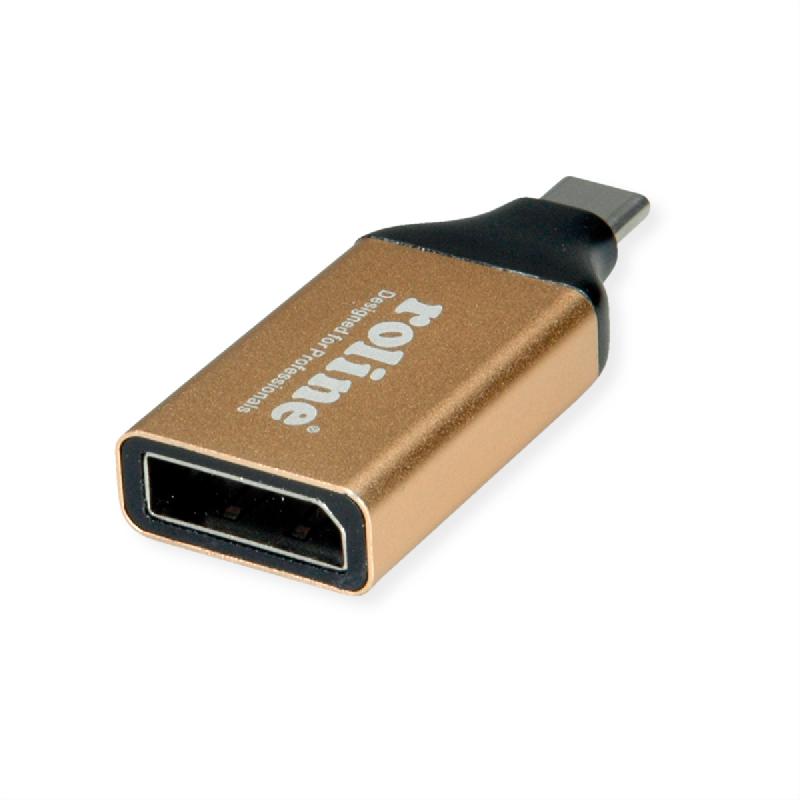 ROLINE GOLD Adaptateur Type C - DisplayPort, v1.2, M/F_0