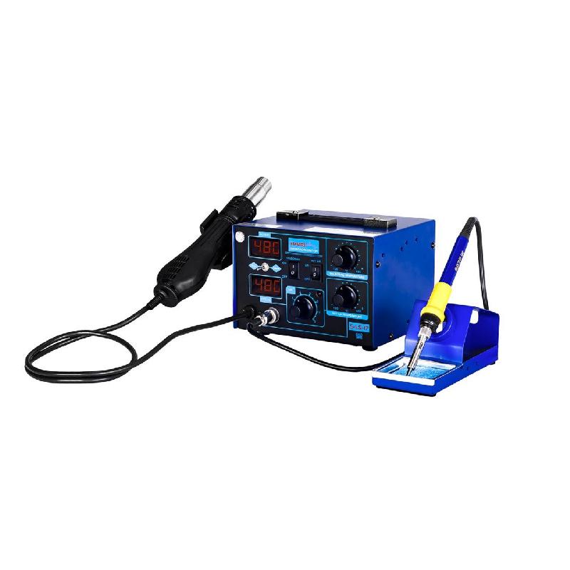 Station de soudage alimentation intégrée - 730 W - BASIC 14_0003536 avec écran LED, buse à air chaud et plage de température 100-480°C_0