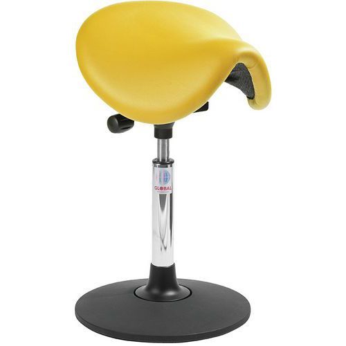 SIÈGE DALTON SWAY EASY SEAT-IMITATION CUIR-MEDIUM-JAUNE - GLOBAL PROFESSIONAL SEATING