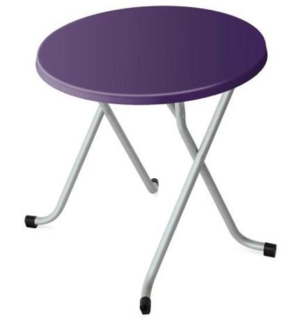 TABLE DE TERRASSE RONDE ALSACE VIOLET 60 CM