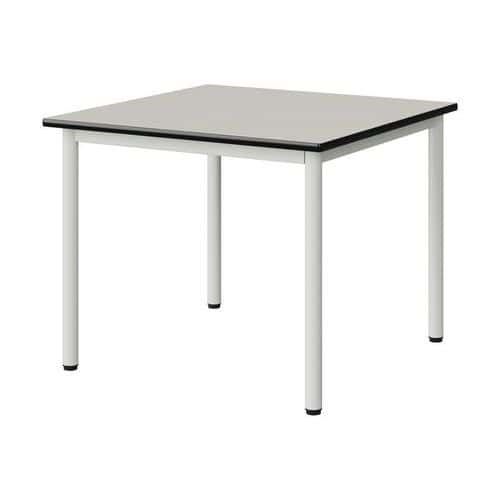 TABLE MALIBU 80X80 T4 4P STR ANTIB BLC SE W911/NOIR BLC 9016