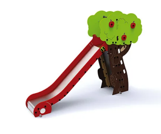 Toboggan - Eco-composite (TM) Bois et Acier - Pommier_0