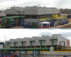Tour de refroidissement à circuit ouvert - ventilateur hélicoïdal - refroidissement eaux chargées - modularité industrielle_0