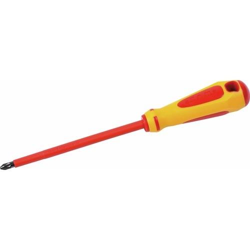 TOURNEVIS ISOLÉ 1000V S1, EMPREINTE PHILLIPS - 6.5X150 - ZTB-2P150 SAM OUTILLAGE