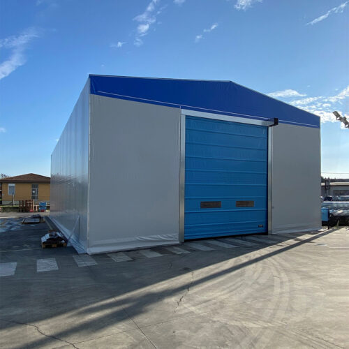 Tunnel de stockage en PVC autoportant - AutoGO - Structure flexible et économique pour des besoins d'espace rapidement adaptables_0