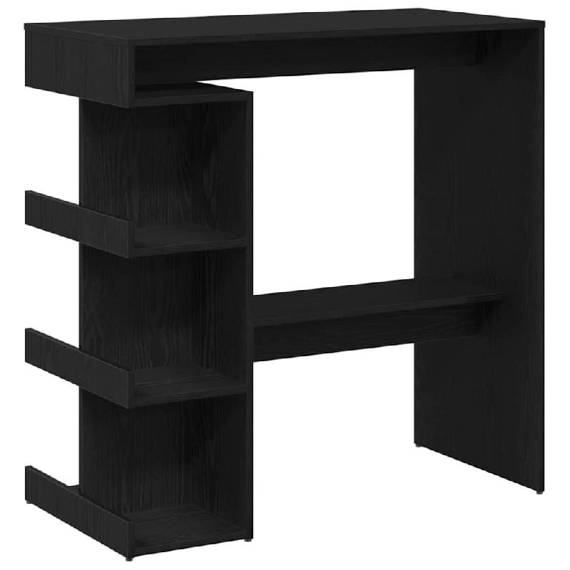 VidaXL Table de bar Chêne noir 100 x 48 x 101,5 cm Bois d'ingénierie Modèle Boréal Panorama Stella - 862705_0