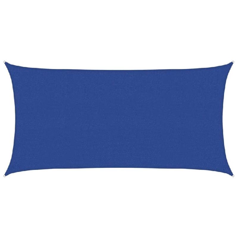 Voile d'ombrage 160 g/m² Bleu 2,5x4,5 m PEHD Modèle Soleil Prestige - 311510_0