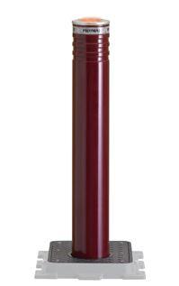 Borne escamotable automatique en acier 127x800 - motorisation hydraulique - norme NF98-310 et PMR_0
