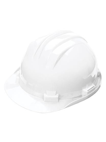 Casque de chantier en polyéthylène - CAS5RSW - réglable avec coiffe et garniture anti-transpiration_0