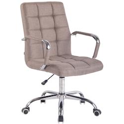 CLP Fauteuil de Bureau Deli Tissu Taupe - gris textile 1925307124_0