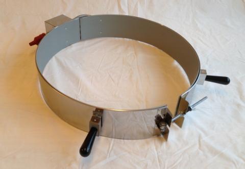 Collier chauffant mica blindé CFMB - Chauffage de fûts et cuves cylindriques - Température max 350°C_0