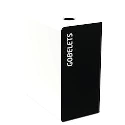 Rossignol - Borne de tri avec bac 65L CUBATRI - gobelets gris manganèse/blanc - blanc métal 55963_0