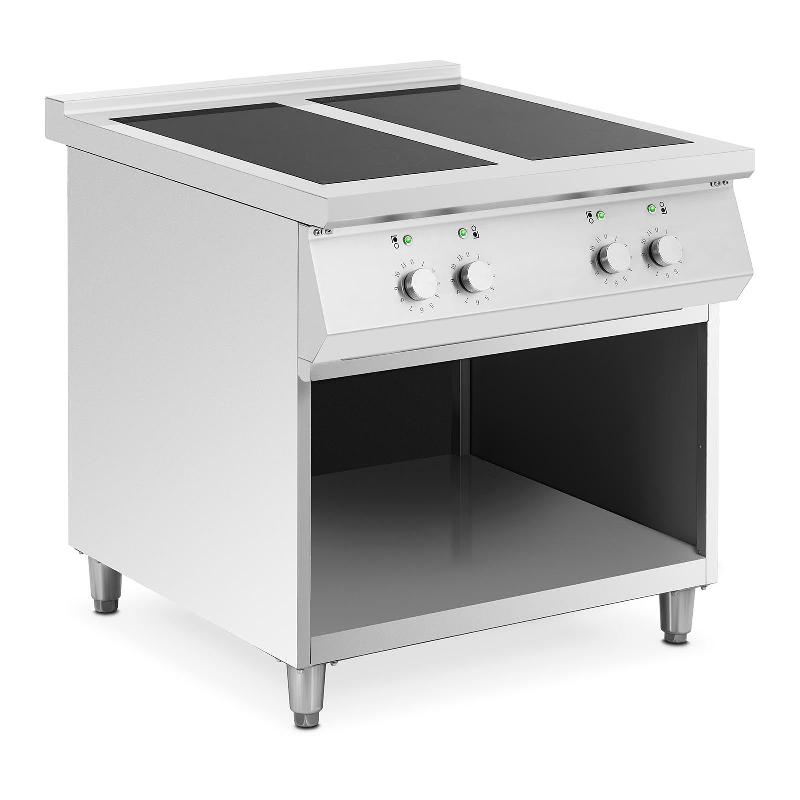 CUISINIÈRE INDUCTION 17000 WATTS 4 PLAQUES DE CUISSON 260 °C