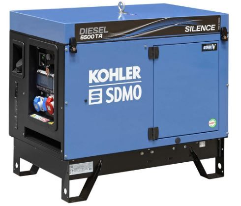 Groupe électrogène Diesel 6500 TA Silence C5 - Kohler - Puissance max 5,20 kW - 6,50 kVA - 50 Hz_0