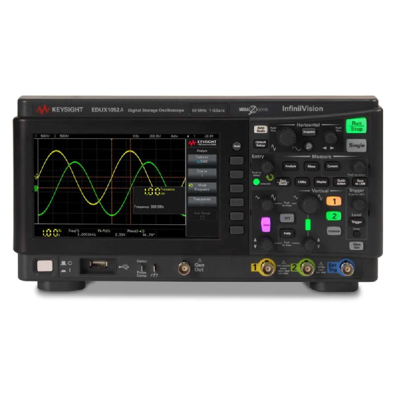 Oscilloscope numérique Keysight EDUX1052G - 2 voies, 50 MHz, générateur de fonctions et diagramme de Bode_0