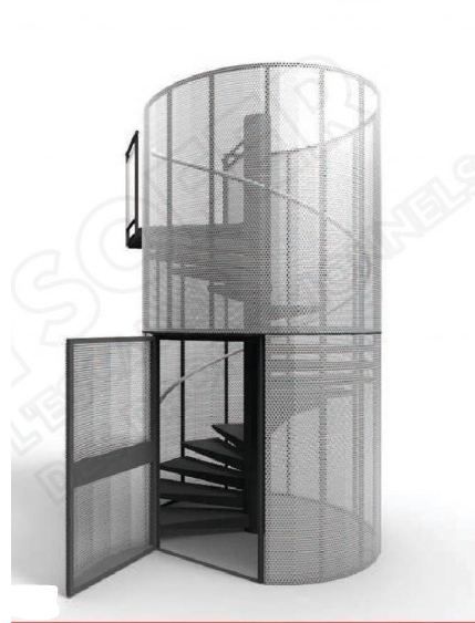 Escalier hélicoïdal 1up