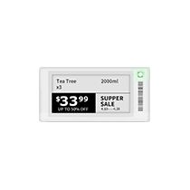 Étiquette électronique - MOKOSMART - 2.13 pouces - affichage numérique ESL pour tarification et signalisation_0