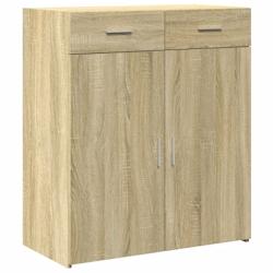 HELLOSHOP26 - Buffet bahut commode armoire meuble de rangement organisateur cuisine salle de séjour salon sonoma 80 x 42,5 x 93 cm bois d'ingénierie_0
