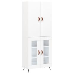 Helloshop26 - Buffet bahut commode armoire meuble de rangement organisateur cuisine salle de séjour salon haut 69,5 x 34 x 180 cm 02_0032653 - 300021_0