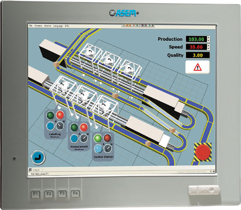 Panel pc industriel de 8 à 19