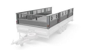 Rehausse mi-ajourée 3 côtés H 660 - Connect long 500-229 pour remorque_0