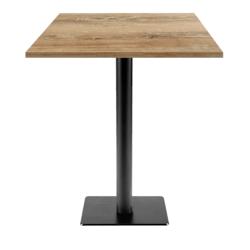Restootab - Mange-debout 70x70cm - modèle MilanT chene slovene - marron TB-MITFF-7070M-CH.SLO_0